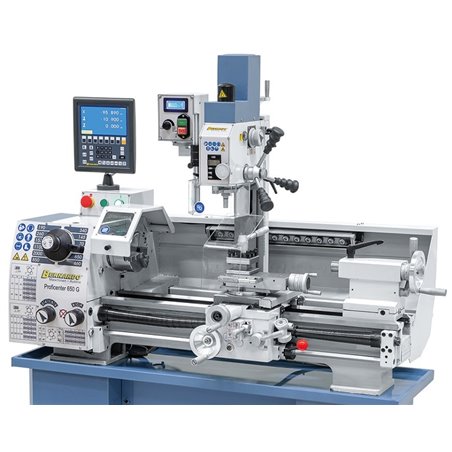 Proficenter 650 G - 400 V inkl. 2-Achs-Digitalanzeige ES-12 V Bernardo Drehmaschine