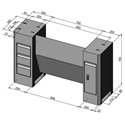 Wechselhalter mit geradem Einsatz 25 x 100 mm für Größe E Bernar