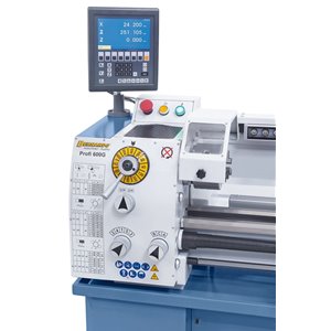 Profi 600 G - 400V inkl. 2-Achs Digitalanzeige Bernardo Drehmaschine