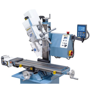 KF 26 L TOP mit Vorschub mit 3-Achs-Digitalanzeige Bernardo Fräsmaschine