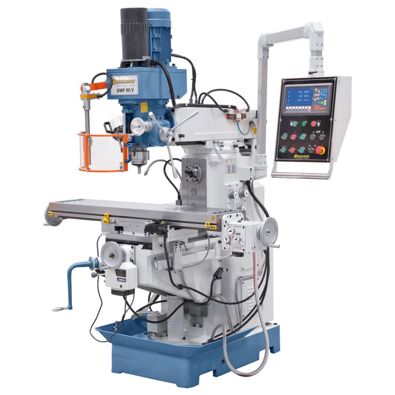 UWF 90 V - 1270 inkl. 3-Achs-DRO und pneumatischer Klemmung Universalfräsmaschine