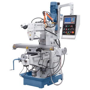UWF 90 V - 1270 inkl. 3-Achs-DRO und pneumatischer Klemmung Universalfräsmaschine