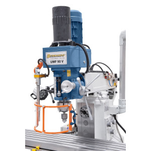 UWF 90 V - 1270 inkl. 3-Achs-DRO und pneumatischer Klemmung Universalfräsmaschine