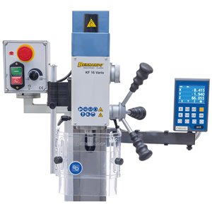 Bohr- und Fräsmaschine KF 16 Vario inkl. 3-Achs Digitalanzeige DT 40