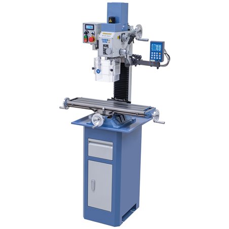 Bohr- und Fräsmaschine KF 25 L Vario inkl. 3-Achs Digitalanzeige DT 40