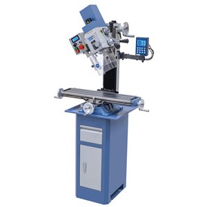 Bohr- und Fräsmaschine KF 25 L Vario inkl. 3-Achs Digitalanzeige DT 40