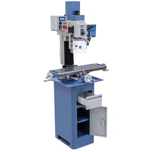 Bohr- und Fräsmaschine KF 25 L Vario inkl. 3-Achs Digitalanzeige DT 40