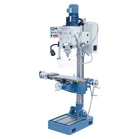 Bohr- und Fräsmaschine BF 45 HSV Vario inkl. Vorschub f. x-Achse