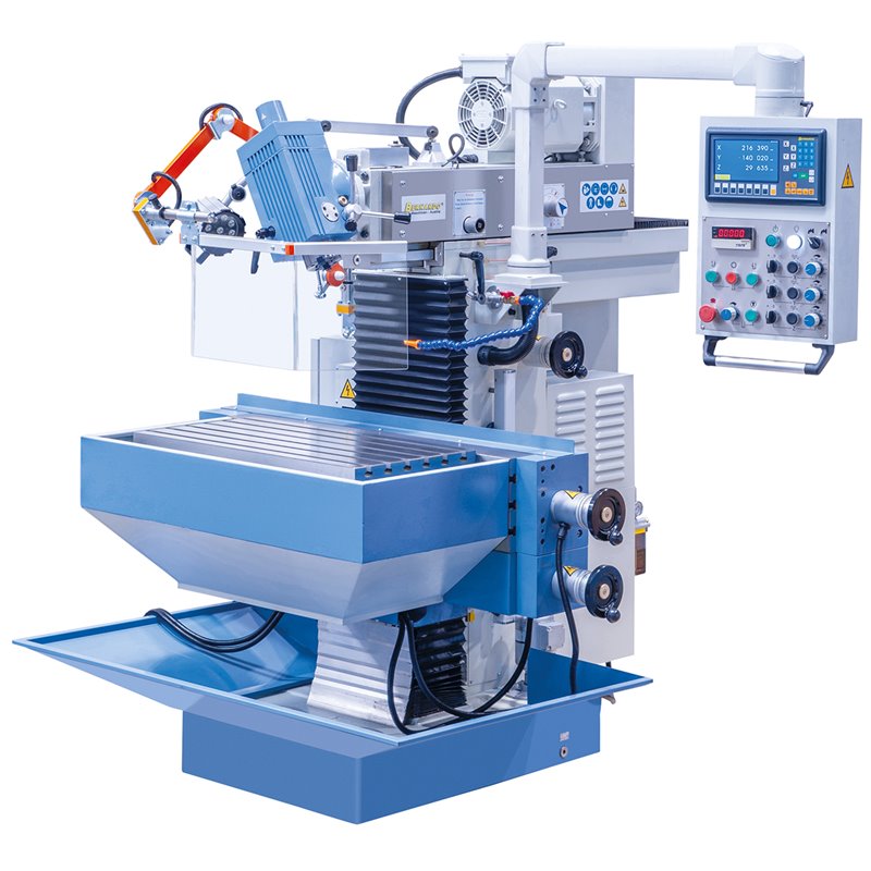 Universal-Werkzeugfräsmaschine WFM 800 Servo inkl. 3-Achs-Digitalanzeige ES-12 H **