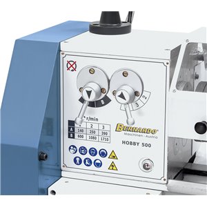 Tischdrehmaschine Hobby 500 / 230 V inkl. 2-Achs-Digitalanzeige DT 40