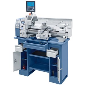 Leitspindel-Drehmaschine Profi 550 PRO / 400 V inkl. 2-Achs-Digitalanzeige ES-12 V