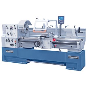 Produktionsdrehmaschine Titan 560 x 1500 Pro inkl. 3-Achs-Digitalanzeige *