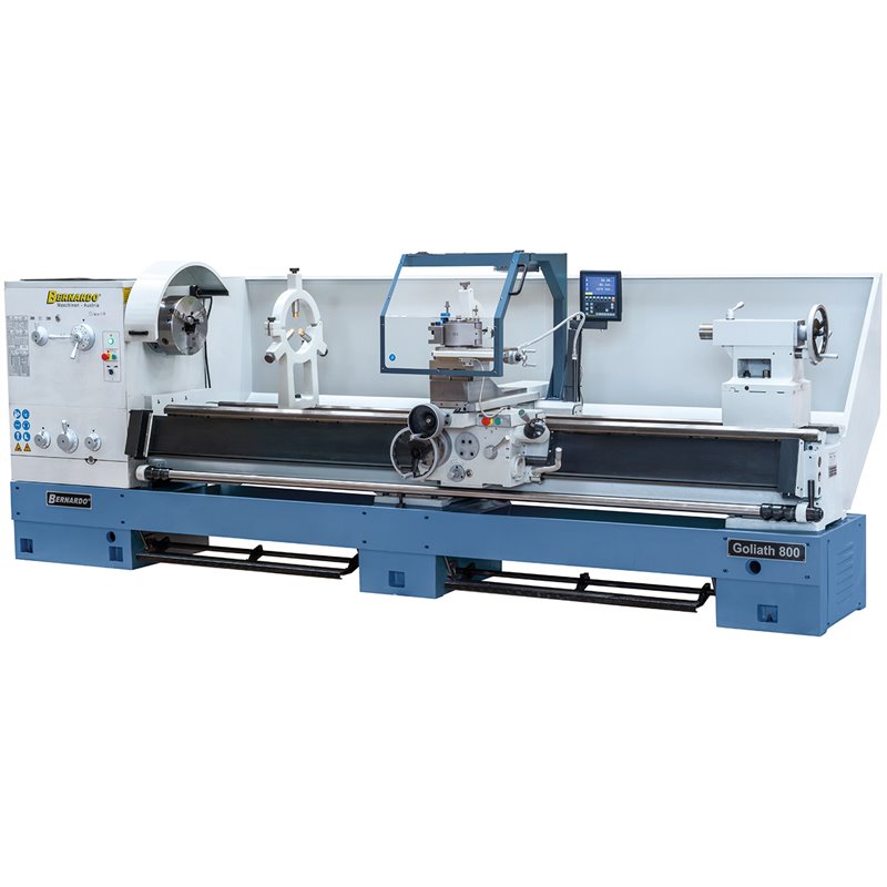 Produktionsdrehmaschine Goliath 800 x 3000 inkl. 3-Achs-Digitalanzeige *