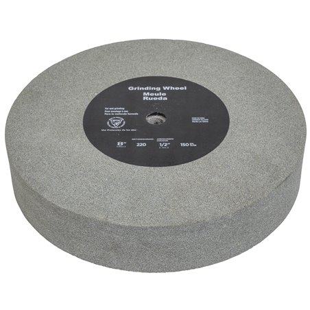 Schleifscheibe Edelkorund Ø 200 x 40 mm, Ø 12 mm, K 220 f. NTS 200