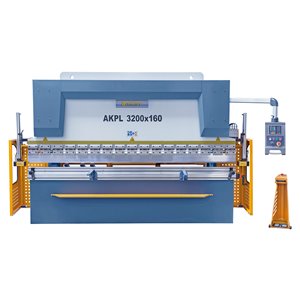 Hydraulische Abkantpresse AKPL 3200 x 200 mit manueller Bombiereinrichtung *