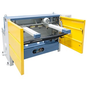 Motorische Tafelschere mit Blechauswurf nach vorne und hinten MTR 1360 x 3 mm NCC mit pneumat. Blechhochhaltevorrichtung *