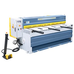 Motorische Tafelschere mit Blechauswurf nach vorne und hinten MTR 2060 x 3 mm NCC mit pneumat. Blechhochhaltevorrichtung *