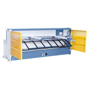 Motorische Tafelschere mit Blechauswurf nach vorne und hinten MTR 1100 x 6 mm NCC mit pneumat. Blechhochhaltevorrichtung *