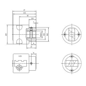 Westcott - Bohrfutter f. LBM 220 / LBM 350 T