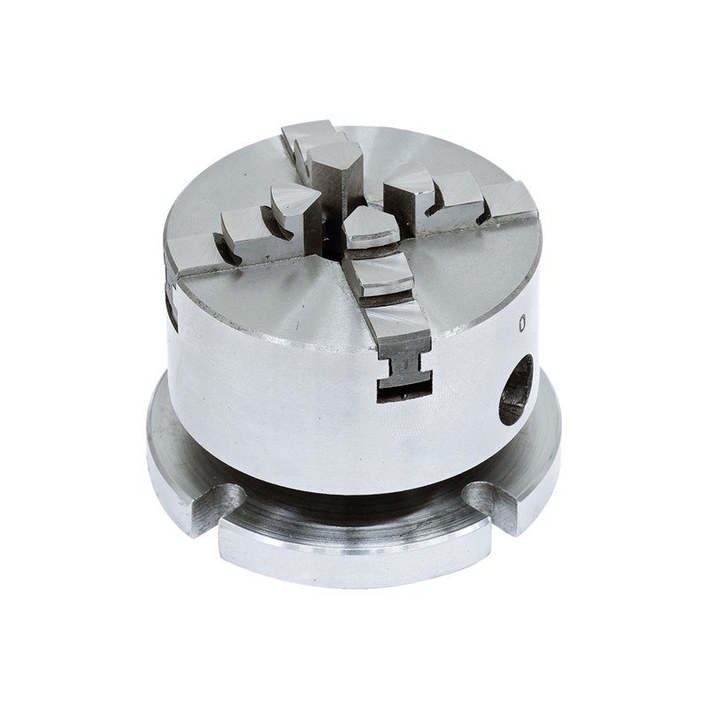 4-Backenfutter diam. 70 mm mit Aufspannscheibe diam. 80 mm