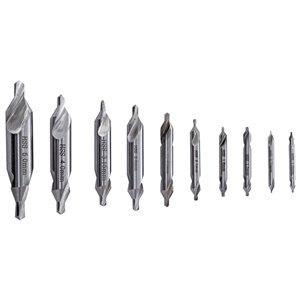 Zentrierbohrer 10-tlg.
