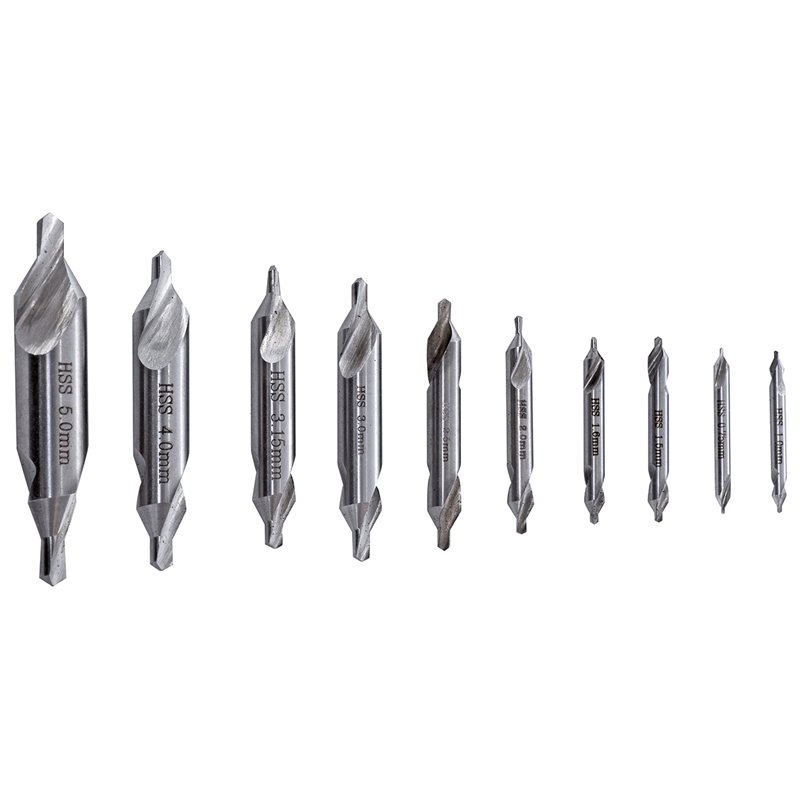 Zentrierbohrer 10-tlg.