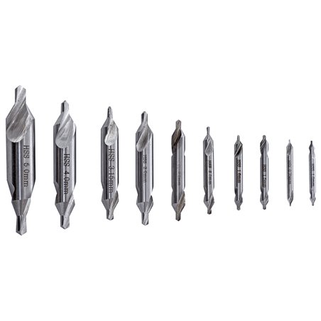 Zentrierbohrer 10-tlg.