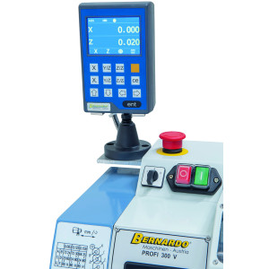 Tischdrehmaschine Profi 300 V / 230 V inkl. 2-Achs Digitalanzeige DT 40 Bernardo