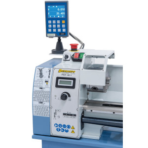 Tischdrehmaschine Profi 400 V / 230 V inkl. 2-Achs Digitalanzeige DT 40 Bernardo
