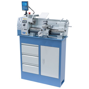 Tischdrehmaschine Profi 400 V / 230 V inkl. 2-Achs Digitalanzeige DT 40 Bernardo