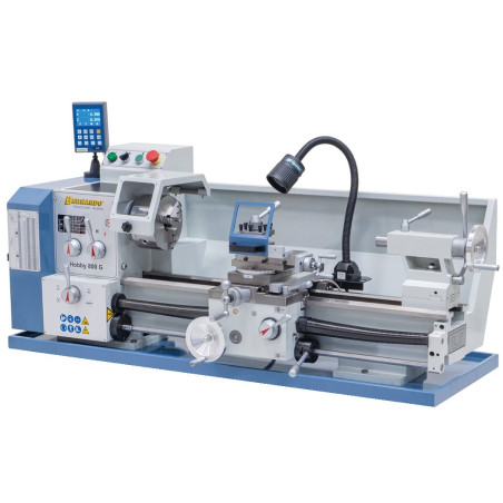 Leitspindeldrehmaschine Hobby 800 G / 400 V inkl. 3-Achs Digitalanzeige DT 40 Bernardo