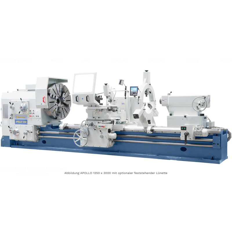 Schwerdrehmaschine Apollo 1600 x 5000 inkl. 3-Achs Digitalanzeige **