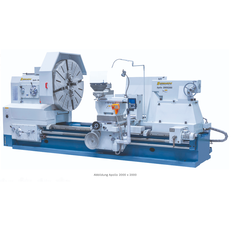 Schwerdrehmaschine Apollo 2000 x 3000 inkl. 3-Achs Digitalanzeige **