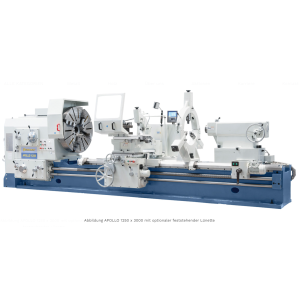 Schwerdrehmaschine Apollo 1000 x 4000 inkl. 3-Achs Digitalanzeige ** Bernardo