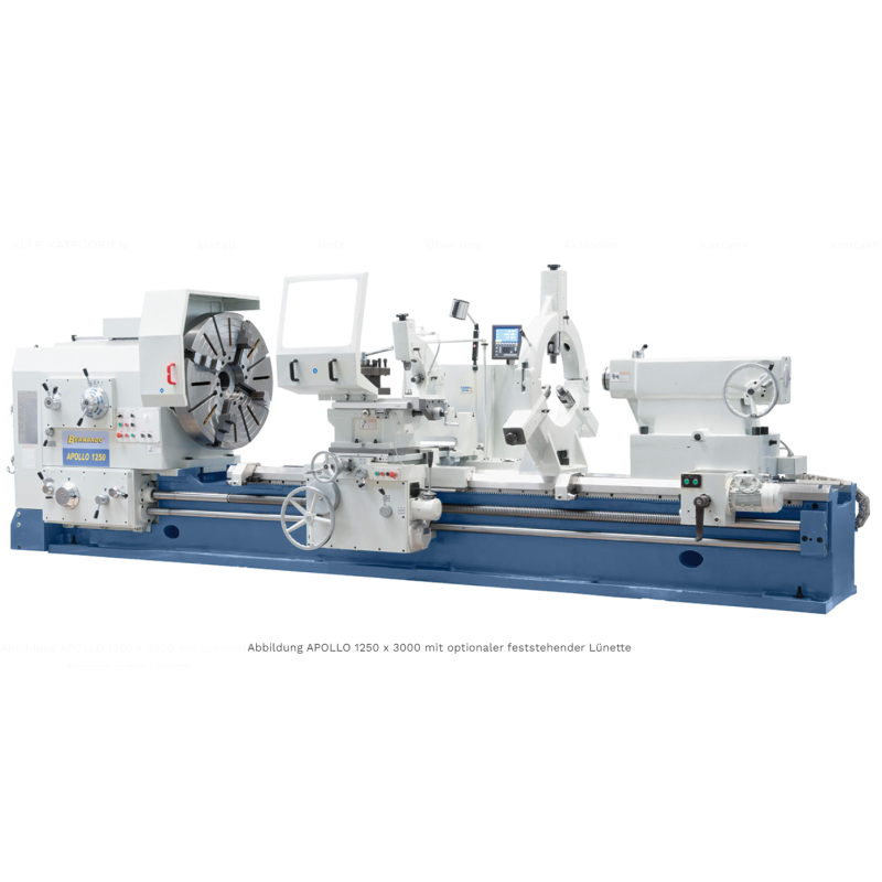Schwerdrehmaschine Apollo 1000 x 4000 inkl. 3-Achs Digitalanzeige ** Bernardo