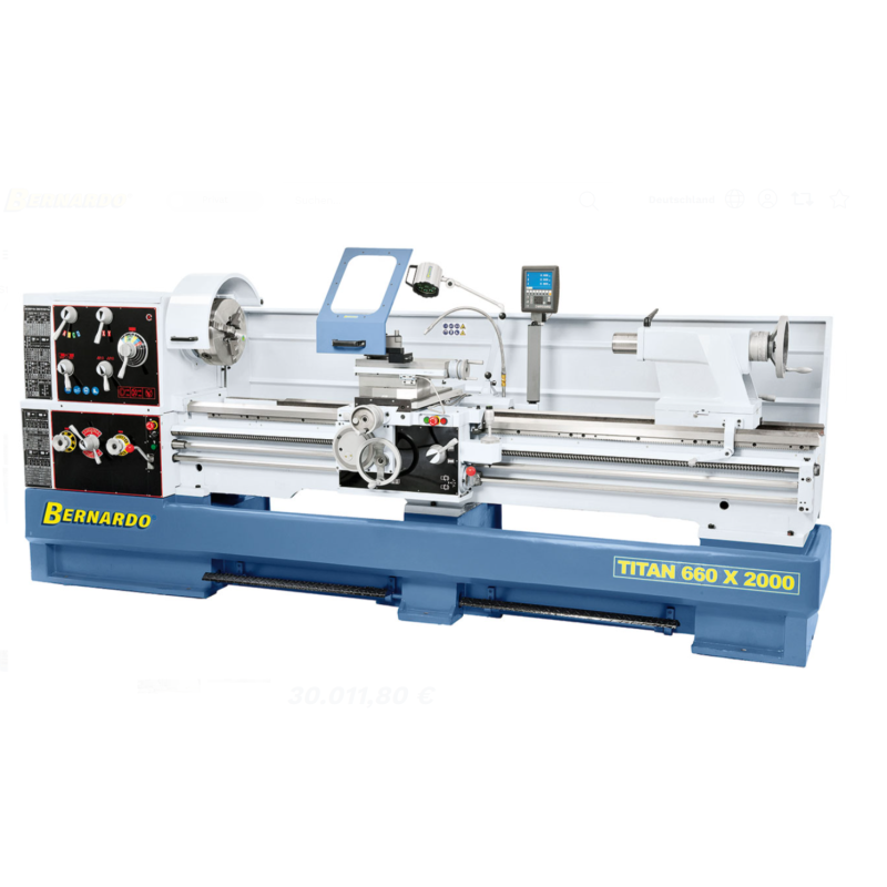 Universaldrehmaschine mit Digitalanzeige Titan 660 x 3000 inkl.
