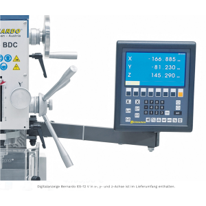 BF 35 BDC mit Vorschub inkl. 3-Achs-Digitalanzeige Bernardo