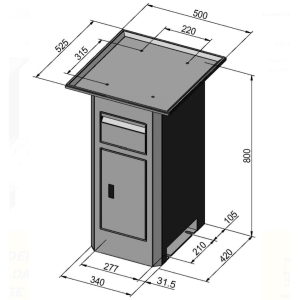Untergestell Deluxe für BF 28 BDC mit Spänewanne