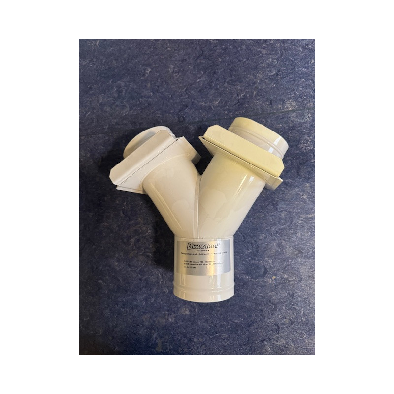 Y-Stück mit Schieber 100 - 100 / 100 mm