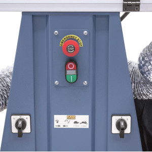 Rohr- Bandschleifer mit Absaugung KBR 75 x 1500 DC-2, 400 V Bernardo