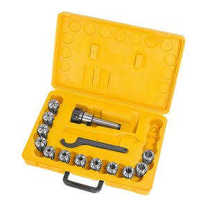 Spannwerkzeug Fräser-Spannzangenfutter ER-Set, MK 3, 3 - 20 mm,