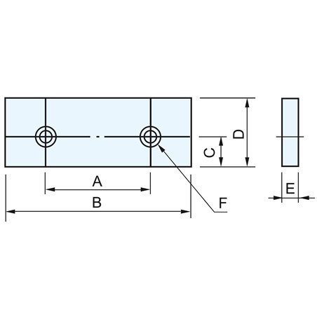 Weiche Grundbacken FJ 1601 - 2 Stk.