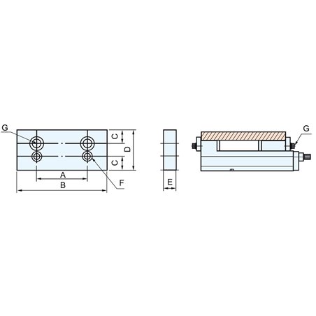 Aufsatzbacken LJ 130 - 2 Stk.