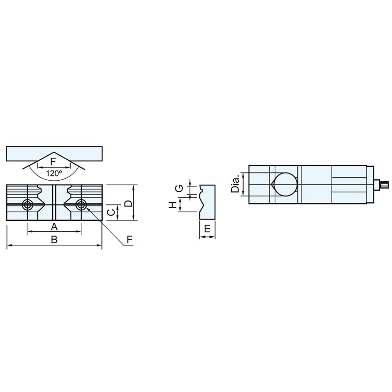 Prismenbacken CJ 200 - 1 Stk. Prismenbacken CJ 200 - 1 Stk.
